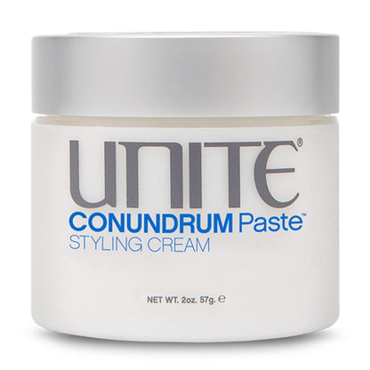 UNITE Hair CONUNDRUM Paste - Hybrid Styling Cream for Moldable Texture & Flexible, Long-Lasting Hold - Natural Finish - UV & Thermal Protection - 2 Oz Avelisse