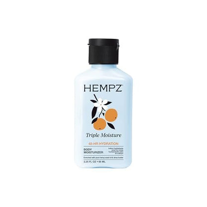 HEMPZ Triple Moisture Whipped Crème Body Lotion – Shea Butter & Hemp Seed Oil Daily Moisturizer (2.25 oz)