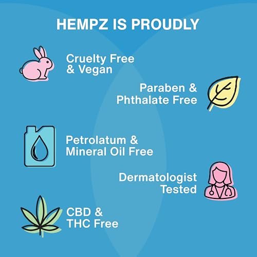 HEMPZ Triple Moisture Whipped Crème Body Lotion – Shea Butter & Hemp Seed Oil Daily Moisturizer (2.25 oz) - görsel 12