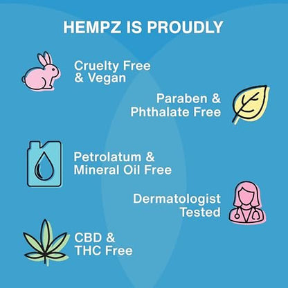 HEMPZ Triple Moisture Whipped Crème Body Lotion – Shea Butter & Hemp Seed Oil Daily Moisturizer (2.25 oz)