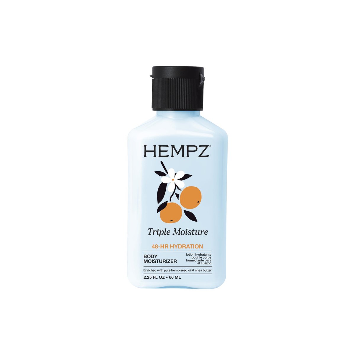 HEMPZ Triple Moisture Whipped Crème Body Lotion – Shea Butter & Hemp Seed Oil Daily Moisturizer (2.25 oz) - görsel 1