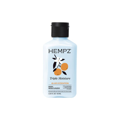 HEMPZ Triple Moisture Whipped Crème Body Lotion – Shea Butter & Hemp Seed Oil Daily Moisturizer (2.25 oz)