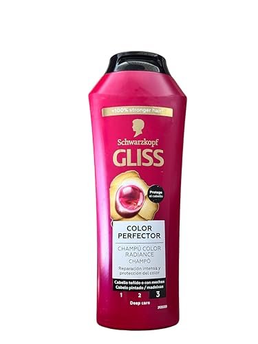 Schwarzkopf Gliss Colour Protect Shampoo 250 ml (Pack of 6) - Sulfate-Free Color Care - görsel 13