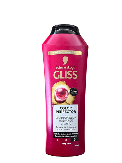 Schwarzkopf Gliss Colour Protect Shampoo 250 ml (Pack of 6) - Sulfate-Free Color Care