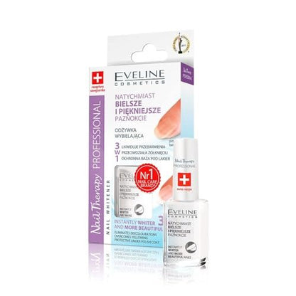 Eveline Cosmetics 3 In 1 Instantly Whiter Nail Whitener – 0.41 Fl Oz