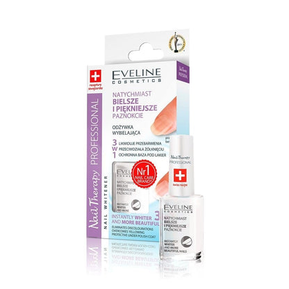 Eveline Cosmetics 3 In 1 Instantly Whiter Nail Whitener – 0.41 Fl Oz