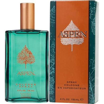 Aspen by Coty Cologne Spray 4 oz (Pack of 2) – Fresh & Woody Men's Fragrance