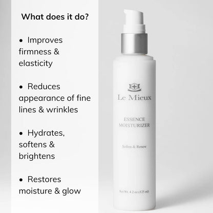 Le Mieux Essence Moisturizer – Peptide-Infused Anti Aging Facial Emulsion with Marine Collagen, Hexapeptide-8 & Hyaluronic Acid, 4.2 oz Avelisse
