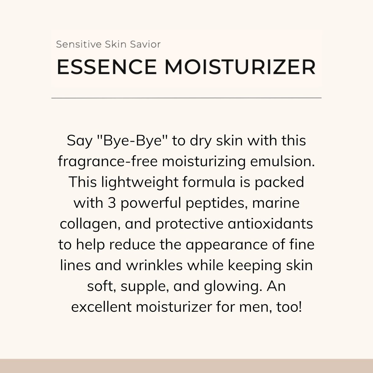 Le Mieux Essence Moisturizer – Peptide-Infused Anti Aging Facial Emulsion with Marine Collagen, Hexapeptide-8 & Hyaluronic Acid, 4.2 oz Avelisse
