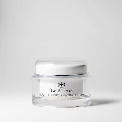 Le Mieux Bio Cell Rejuvenating Cream - Triple Peptide Facial Moisturizer with Hyaluronic Acid, Squalane & Rose Hip, Day & Night Cream for Face and Neck (1.75 oz) Avelisse