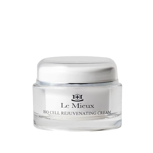 Le Mieux Bio Cell Rejuvenating Cream - Triple Peptide Facial Moisturizer with Hyaluronic Acid, Squalane & Rose Hip, Day & Night Cream for Face and Neck (1.75 oz) Avelisse