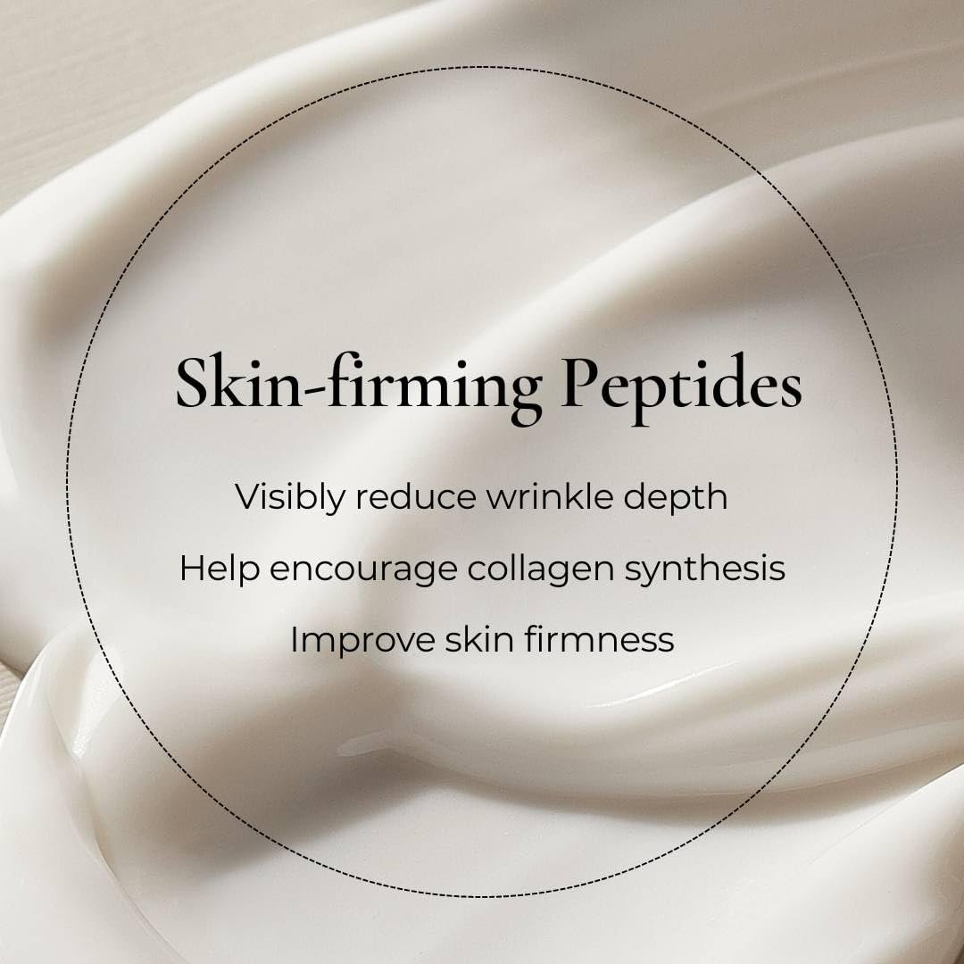 Le Mieux Bio Cell Rejuvenating Cream - Triple Peptide Facial Moisturizer with Hyaluronic Acid, Squalane & Rose Hip, Day & Night Cream for Face and Neck (1.75 oz) Avelisse