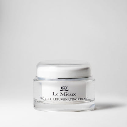 Le Mieux Bio Cell Rejuvenating Cream - Triple Peptide Facial Moisturizer with Hyaluronic Acid, Squalane & Rose Hip, Day & Night Cream for Face and Neck (1.75 oz) Avelisse