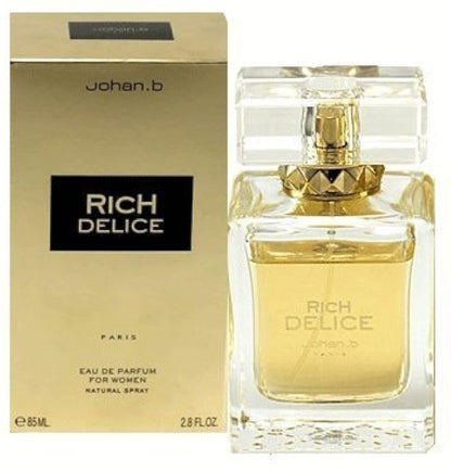 Johan B. Rich Delice for Women Eau De Parfum Spray, 2.8 Fl Oz