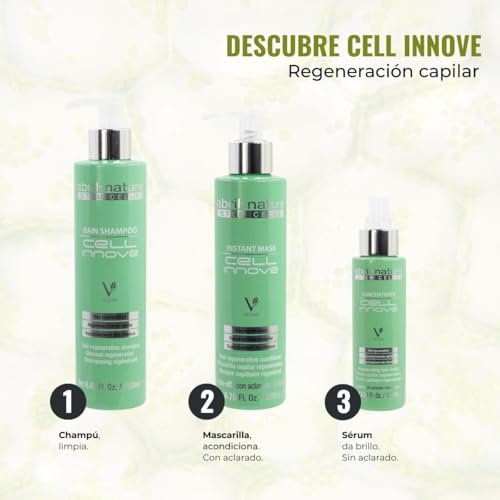 abril et nature Cell Innove Professional Hair Serum - Regenerates and Rejuvenates with Plant Stem Cells - Cuticle Sealer for All Hair Types - 100 ml - görsel 4