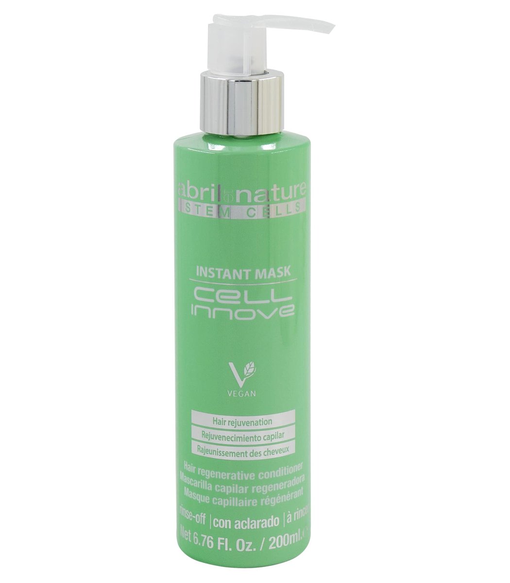 abril et nature Cell Innove Hair Mask – Hydrating & Regenerating Hair Treatment with Plant Stem Cells for All Hair Types (200 ml) - görsel 1