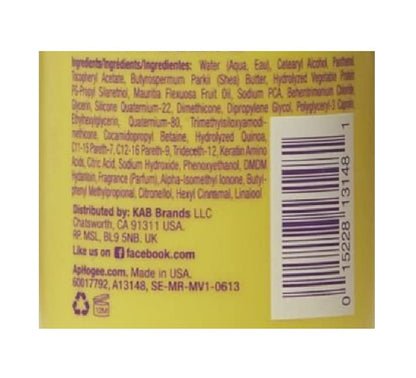 ApHogee Curlific Moisture Rich Leave-In Conditioner 8 oz - Hydrating Curl Detangler for Fine, Low Porosity Curly Hair