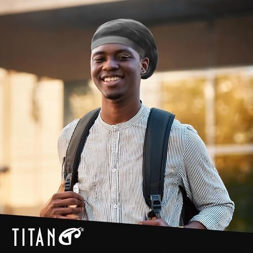 Titan Dreadlock Stocking Cap - Stretchable & Breathable Loc Sock for Men & Women, Secure Fit, Covers Most Dreadlock Styles (Black) - görsel 14