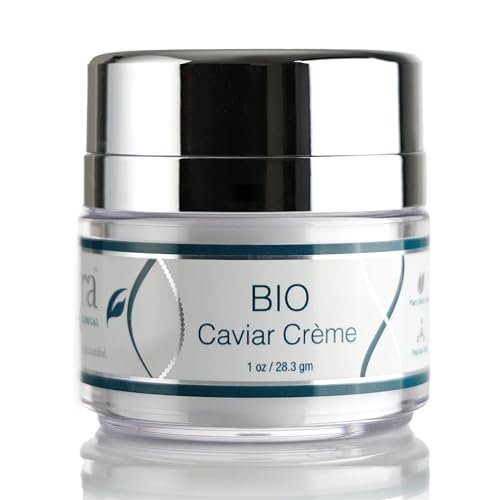 Lira Clinical BIO Caviar Crème - Daily Hydrating Facial Moisturizer with Advanced Peptide Complex and Vitamin C - Night Cream for Dry Skin - Travel Size 1 oz Avelisse