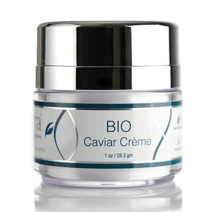 Lira Clinical BIO Caviar Crème - Daily Hydrating Facial Moisturizer with Advanced Peptide Complex and Vitamin C - Night Cream for Dry Skin - Travel Size 1 oz Avelisse