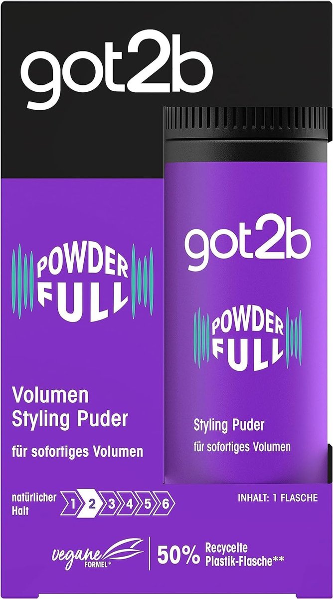 Schwarzkopf got2b Powder'ful Vol Style Powder 10g (2x Pack) - Root Lifting Powder for Voluminous Hair - görsel 4