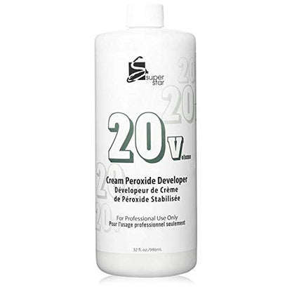 Superstar Super Star 20 Volume Crème Developer - 32 oz for Professional Hair Color