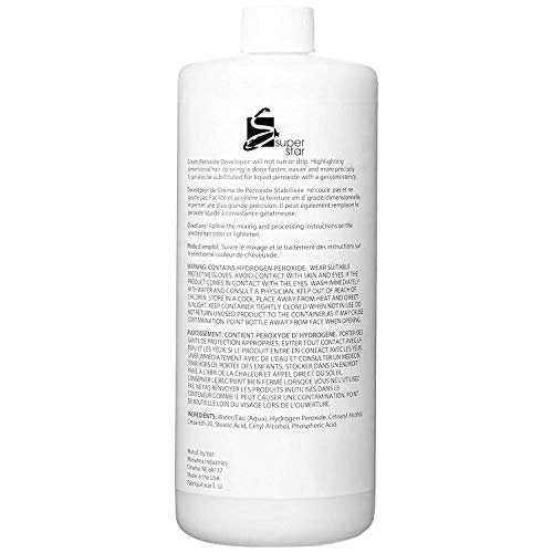 Superstar Super Star 20 Volume Crème Developer - 32 oz for Professional Hair Color - görsel 3