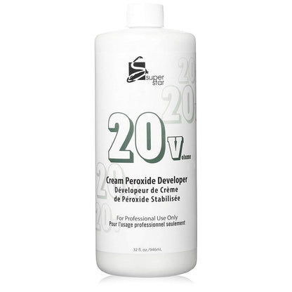 Superstar Super Star 20 Volume Crème Developer - 32 oz for Professional Hair Color