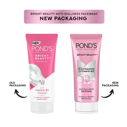 Pond's Face Wash with Niacinamide, 50g – Gentle Daily Cleanser for Bright & Healthy Skin