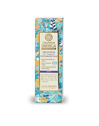 Natura Siberica Active Organic Sea Buckthorn Oil for Damaged Hair – 50 ml