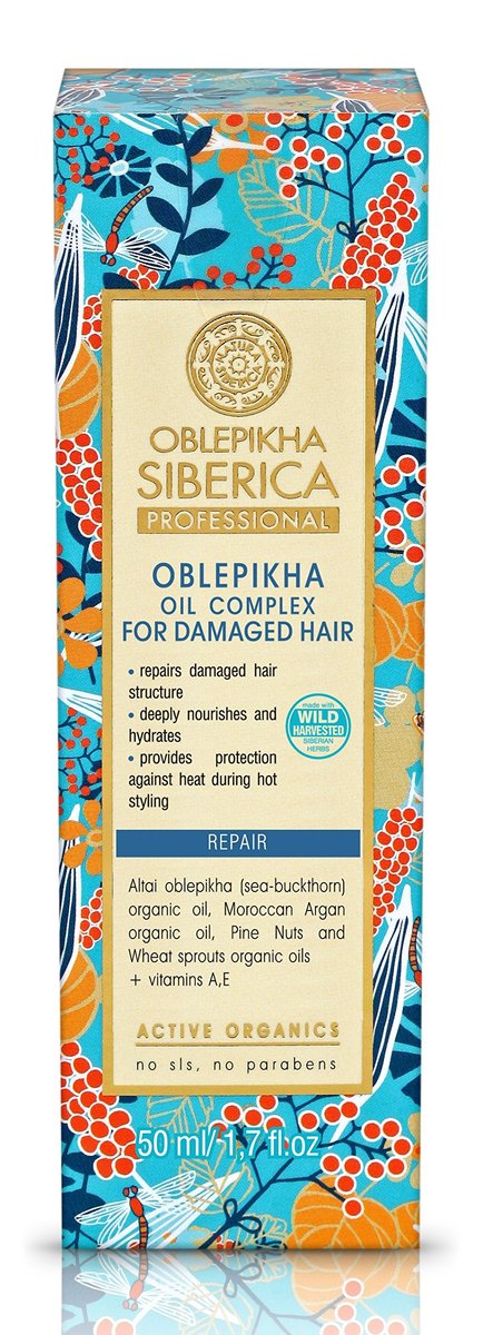 Natura Siberica Active Organic Sea Buckthorn Oil for Damaged Hair – 50 ml - görsel 3