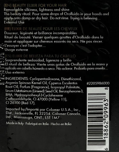 Orofluido Hair Elixir – Revitalizing Treatment for Radiant, Healthy Hair (3.4 oz)