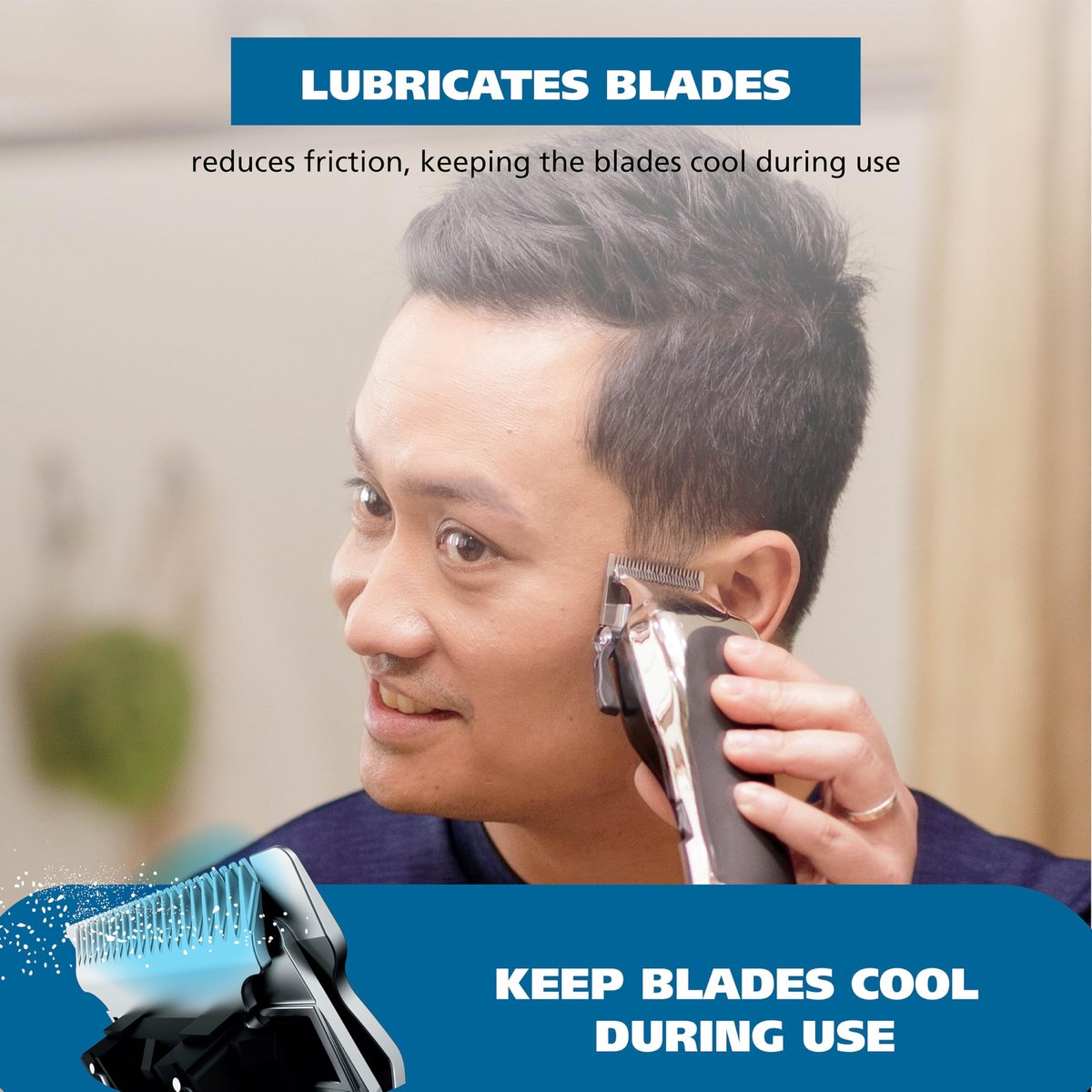 Wahl Total Care Blade Coolant Clipper Spray – Cooling Lubricant for Hair Clippers & Beard Trimmers, Model 3776P - görsel 5