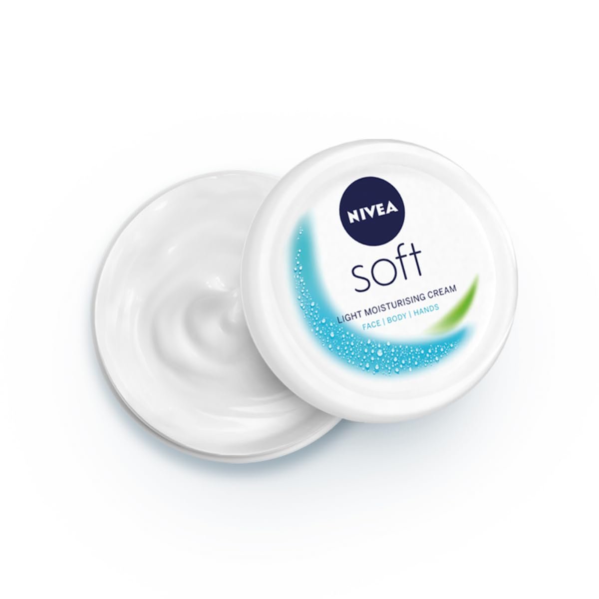 NIVEA Soft Light Moisturiser for Face and Body - 6.76 Fl Oz (200ml) - Hydrating Cream for All Skin Types - görsel 1