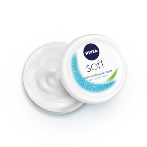 NIVEA Soft Light Moisturiser for Face and Body - 6.76 Fl Oz (200ml) - Hydrating Cream for All Skin Types - görsel 2