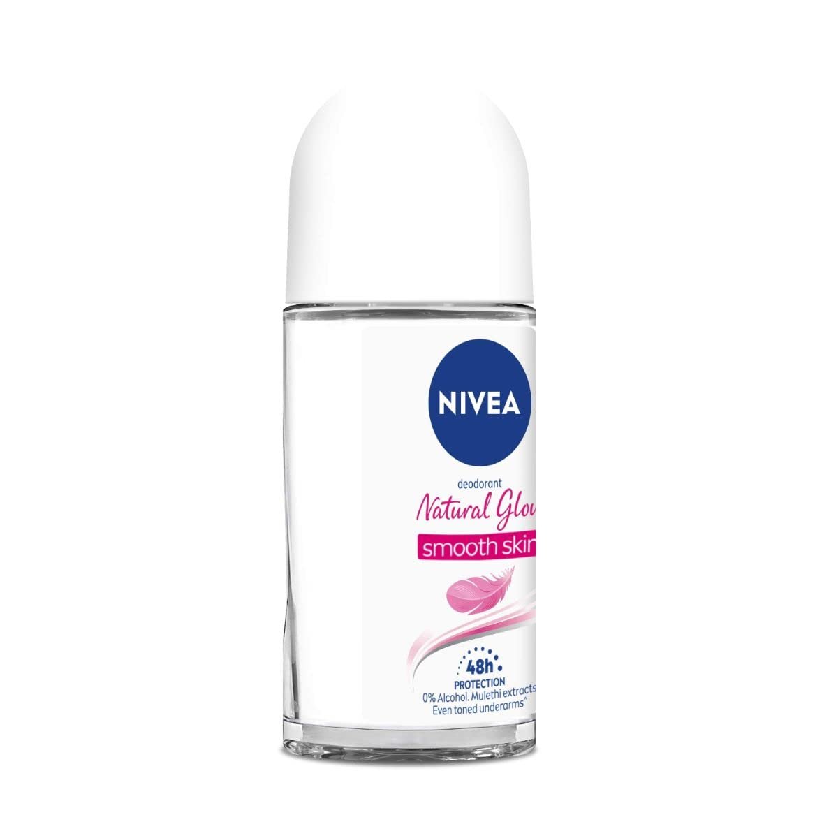 NIVEA Natural Glow Roll On Deodorant for Women, 50ml (1.69 Fl Oz) - 24h Protection & Natural Radiance - görsel 5