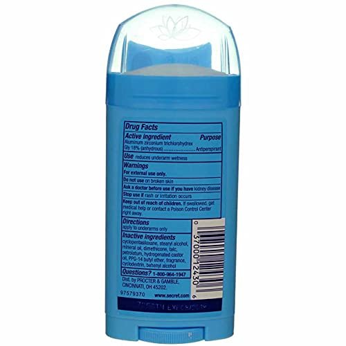 Secret Spring Breeze Deodorant Solid, 2.6 oz (Pack of 3) Avelisse