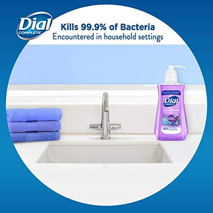 Dial Antibacterial Liquid Hand Soap, Lavender & Twilight Jasmine, 7.5 oz - Effective Hand Wash for Daily Use