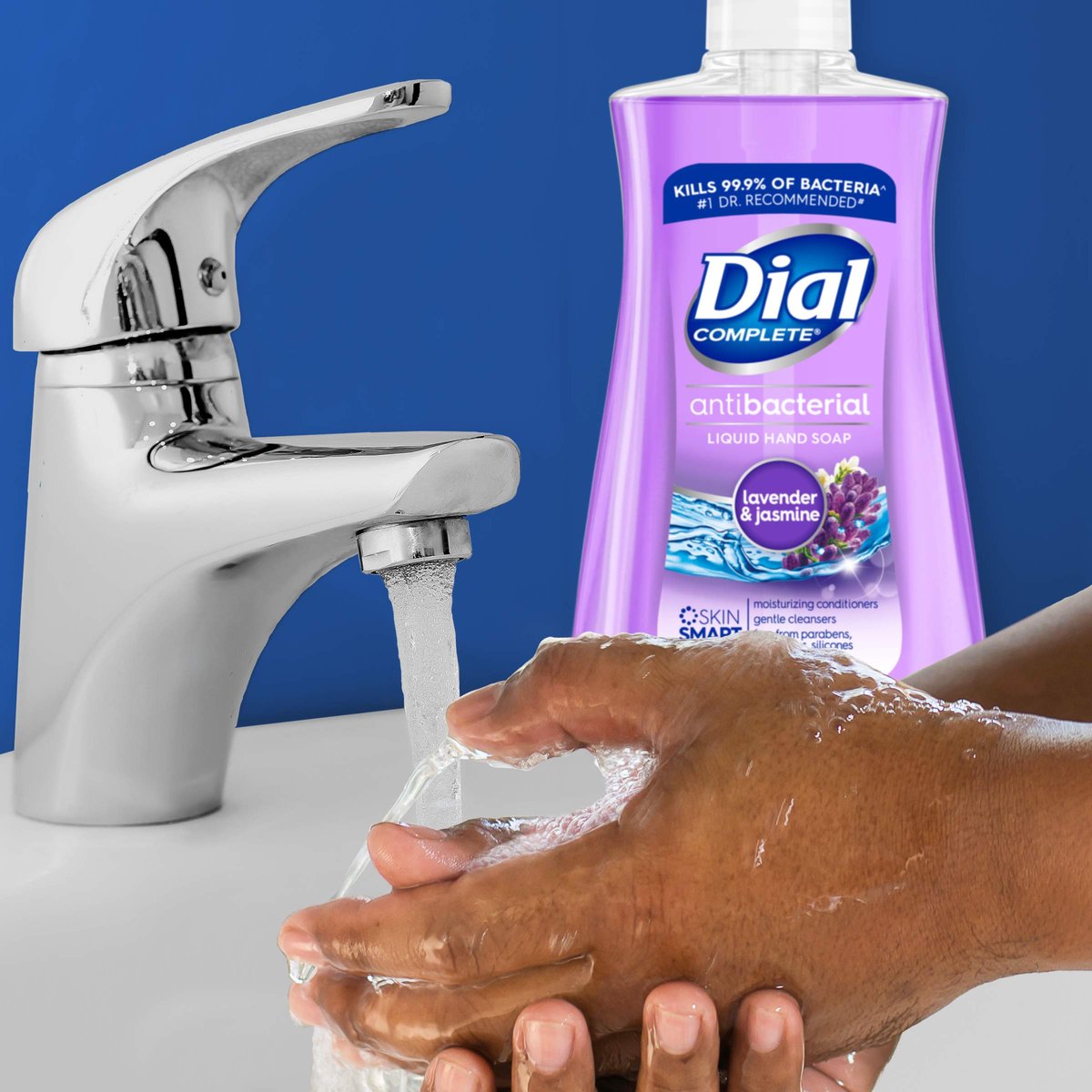 Dial Antibacterial Liquid Hand Soap, Lavender & Twilight Jasmine, 7.5 oz - Effective Hand Wash for Daily Use - görsel 9
