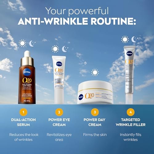 NIVEA Q10 Plus Anti-Wrinkle Day Care Cream with SPF 30 - 1.69 oz Avelisse