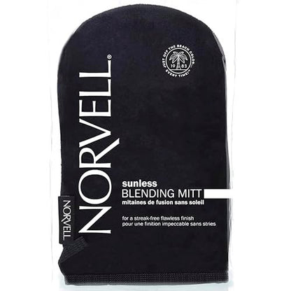 Norvell Streak Free Self Tanner Applicator Mitt – Washable Reusable Tanning Mitt for Smooth, Even Application of Self Tanning Lotion, Mousse & Spray