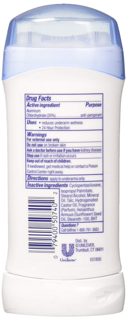 ZDove Anti-Perspirant Deodorant - Sensitive Skin, 2.6 oz (Pack of 3) Avelisse