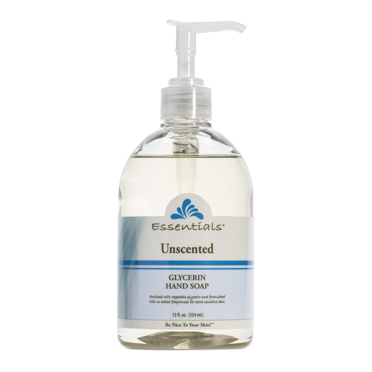 Essentials Glycerin Liquid Hand Soap, Unscented, 12 fl oz (Pack of 3) – Gentle & Moisturizing Hand Wash Avelisse