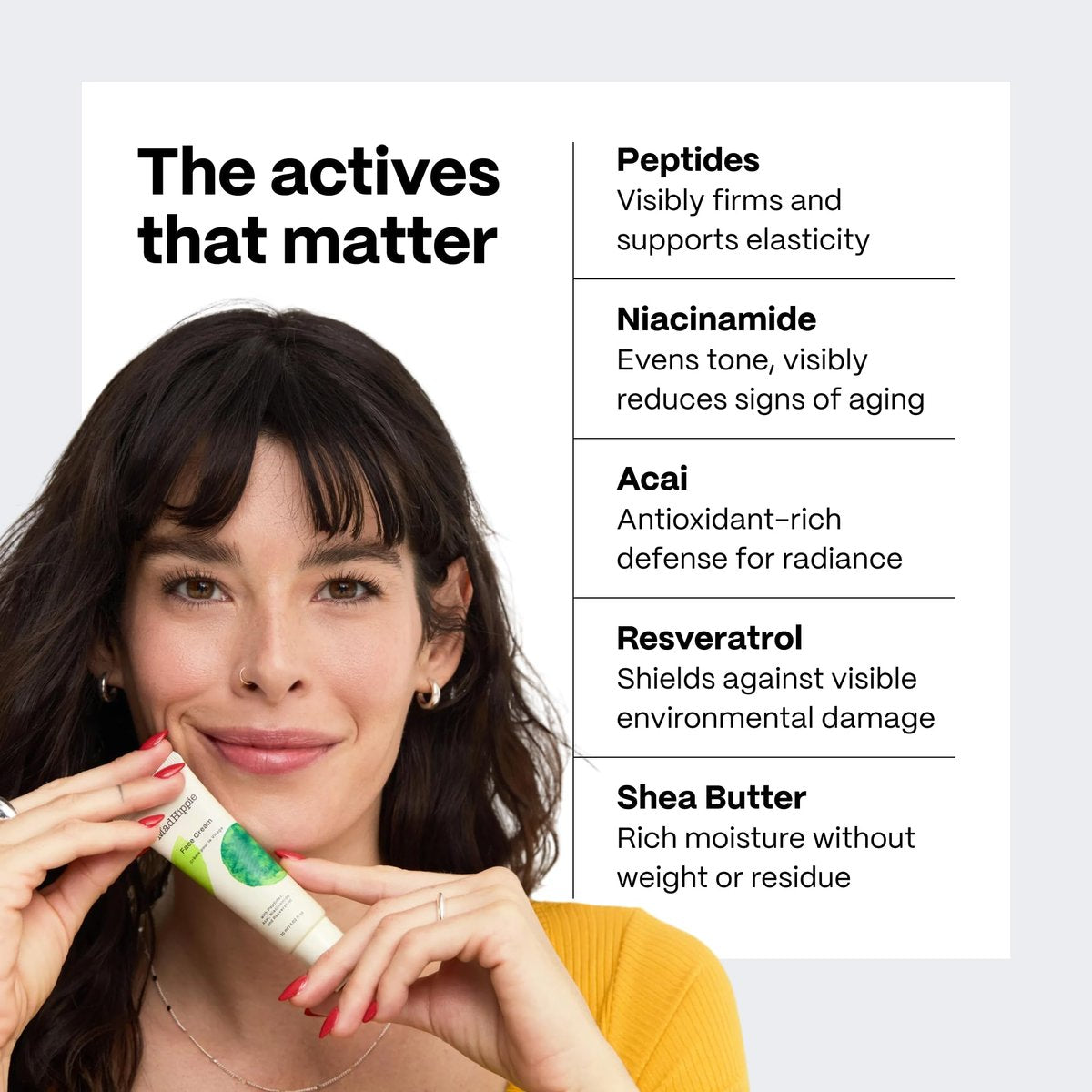 Mad Hippie Age-Defying Face Cream – Face Moisturizer with Niacinamide, Peptides & Argan Oil (1.02 oz) Avelisse