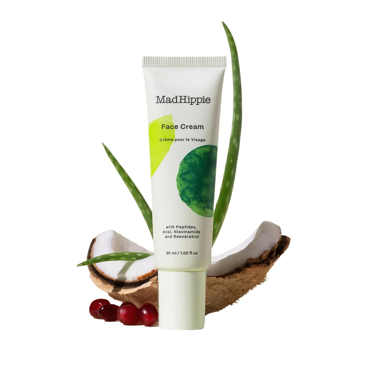 Mad Hippie Age-Defying Face Cream – Face Moisturizer with Niacinamide, Peptides & Argan Oil (1.02 oz) Avelisse