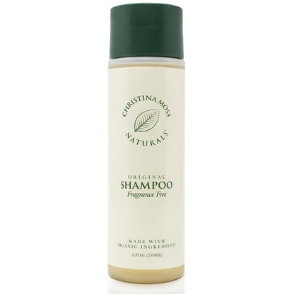Christina Moss Naturals Unscented Shampoo - Natural & Organic, Sulfate-Free, Paraben-Free, Cruelty-Free, Vegan, 8 oz Avelisse