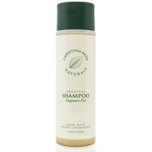 Christina Moss Naturals Unscented Shampoo - Natural & Organic, Sulfate-Free, Paraben-Free, Cruelty-Free, Vegan, 8 oz Avelisse