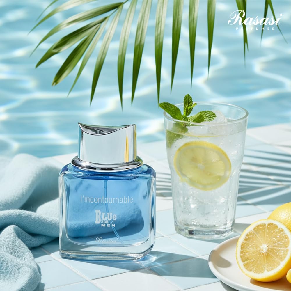 RASASI Blue 2 L'Incontournable Eau De Parfum Spray for Men - 2.5 oz - görsel 7