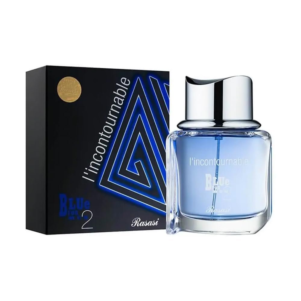 RASASI Blue 2 L'Incontournable Eau De Parfum Spray for Men - 2.5 oz - görsel 3