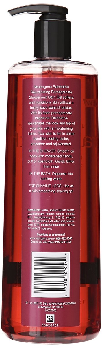 Neutrogena Rainbath Body Wash Variety Pack (Pack of 3) – Original, Pomegranate & Pear Green Tea, 16 fl oz Each Avelisse